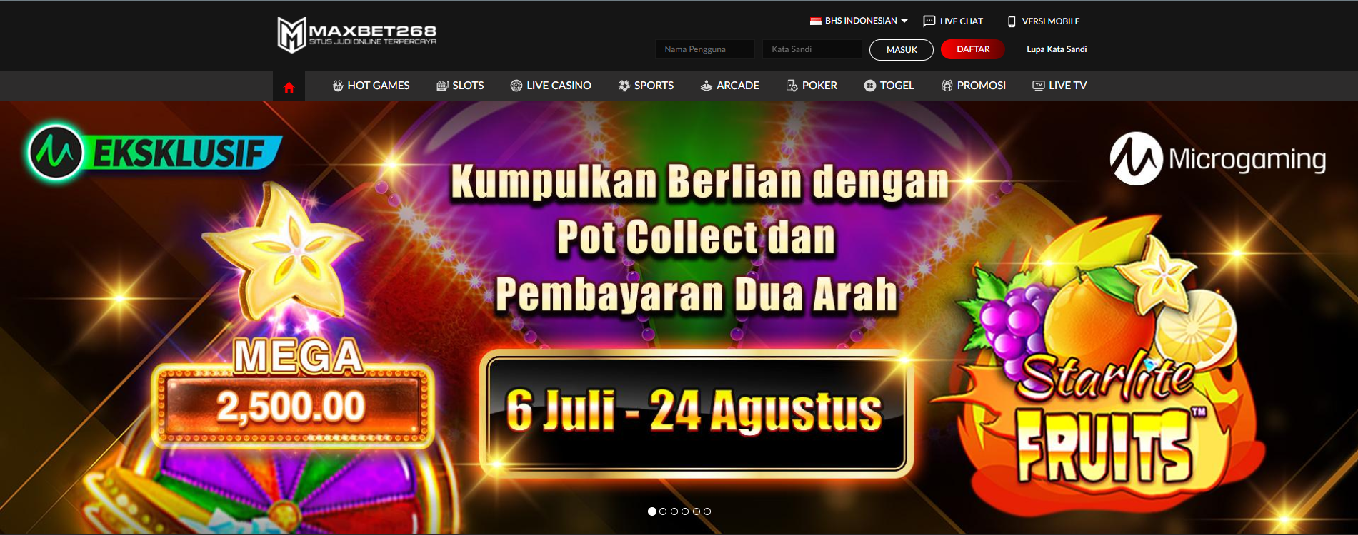 rtp slot gacor maxbet268